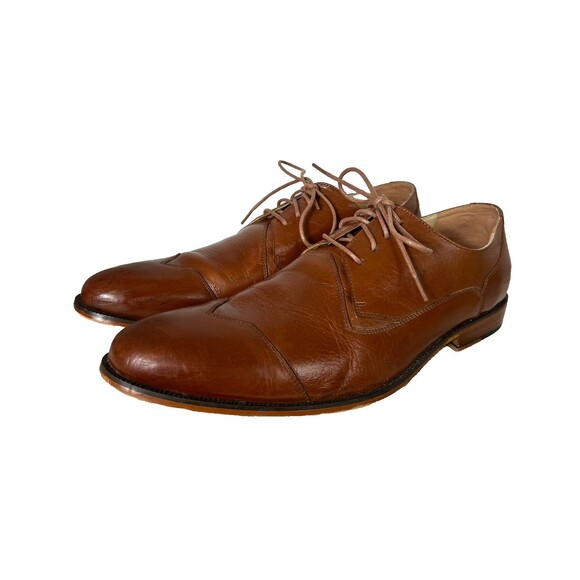 Stacy Adams Men\'s Brown Leather Oxfords  Size 14  Office Casual Church main image 8